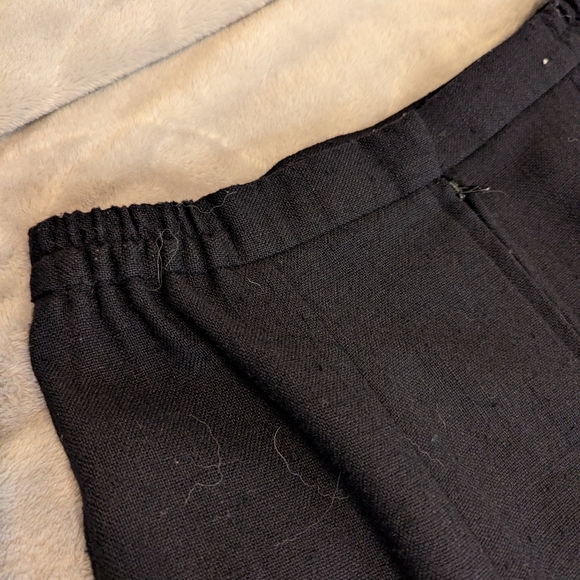 Vintage 1990s Country Suburbans Womens Black Skirt Medium Union Made ILGWU - Picture 6 of 10